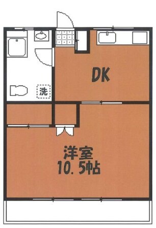 大浦マンションの物件間取画像